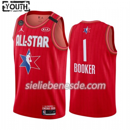 Kinder NBA Phoenix Suns Trikot Devin Booker 1 2020 All-Star Jordan Brand Rot Swingman
